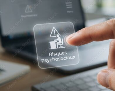 Worker experiencing workplace stress and psychosocial harm