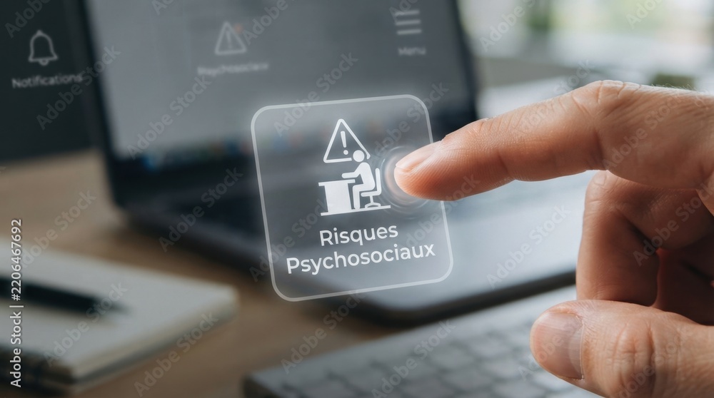 Worker experiencing workplace stress and psychosocial harm